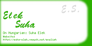 elek suha business card